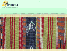 Tablet Screenshot of frutesa.com